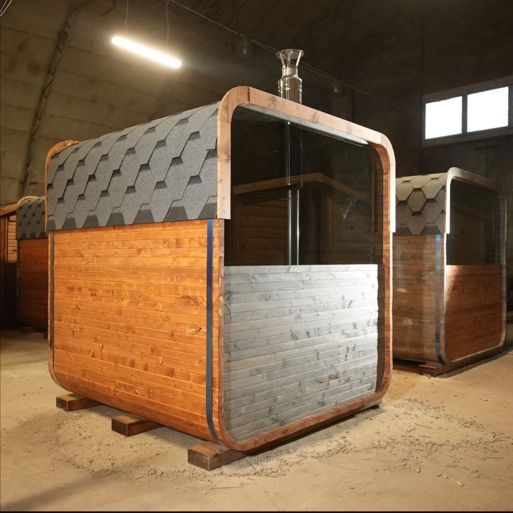 Hand Crafted Log Fired Sauna