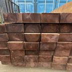 100 x 200 x 2.4m Brown Pressure Treated Sleepers - B Grade (Slight Wane)