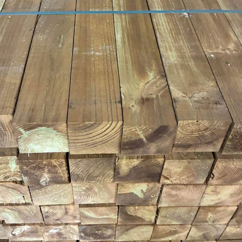 100 x 100 x 2.4m Green Pressure Treated Fence Post