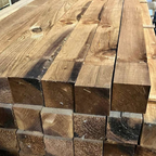 100 x 100 x 2.4m Brown Pressure Treated Fence Post
