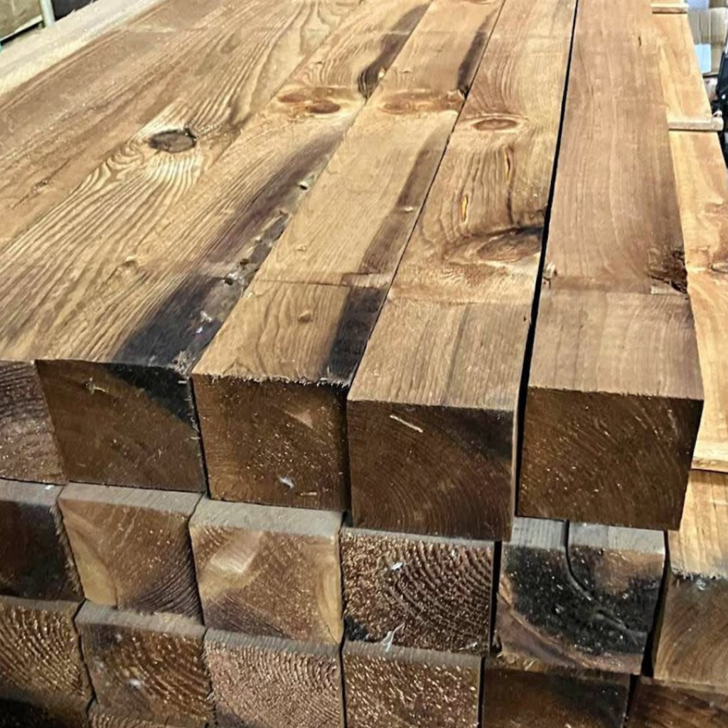 100 x 100 x 2.4m Brown Pressure Treated Fence Post