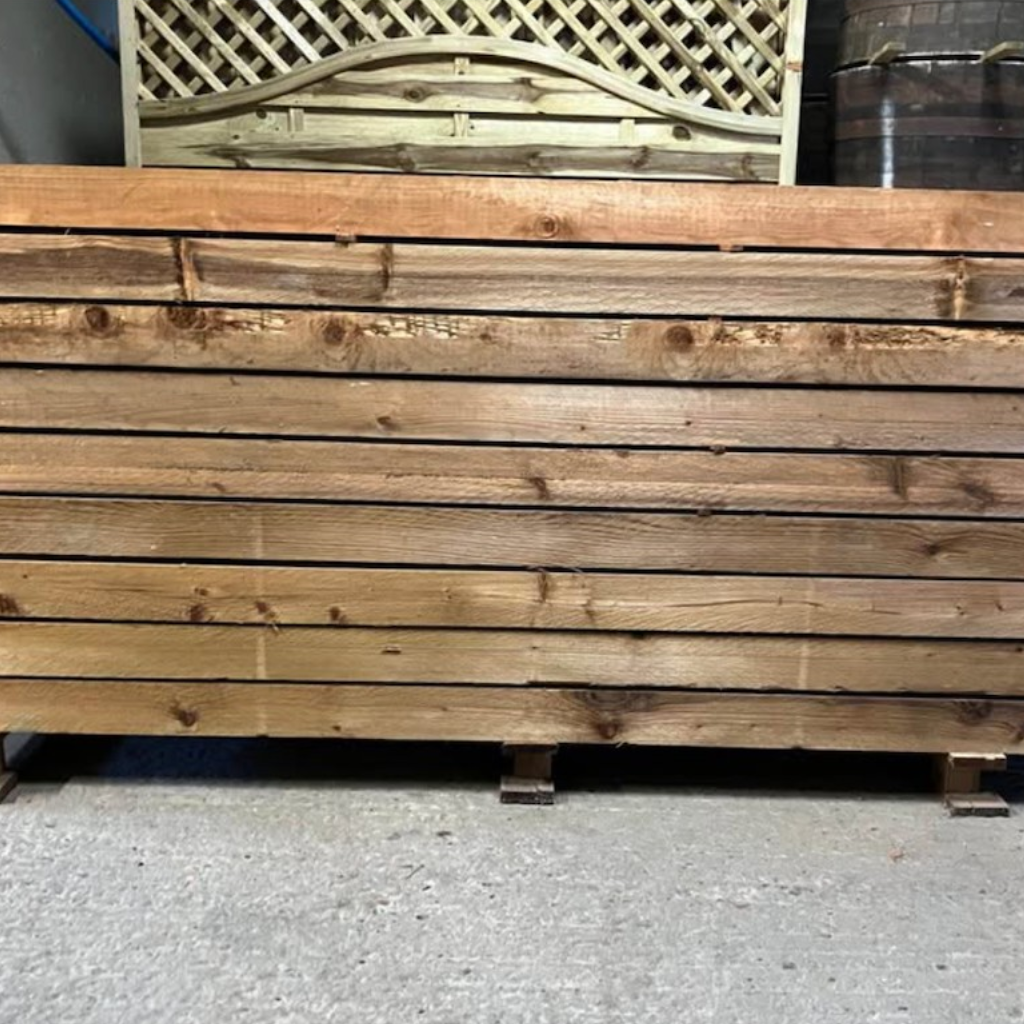 100 x 100 x 2.4m Brown Pressure Treated Fence Post