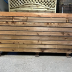 100 x 100 x 2.4m Brown Pressure Treated Fence Post