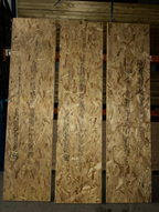Norbord tongue and groove OSB flooring sheets, 2440mm x 590mm x 18mm