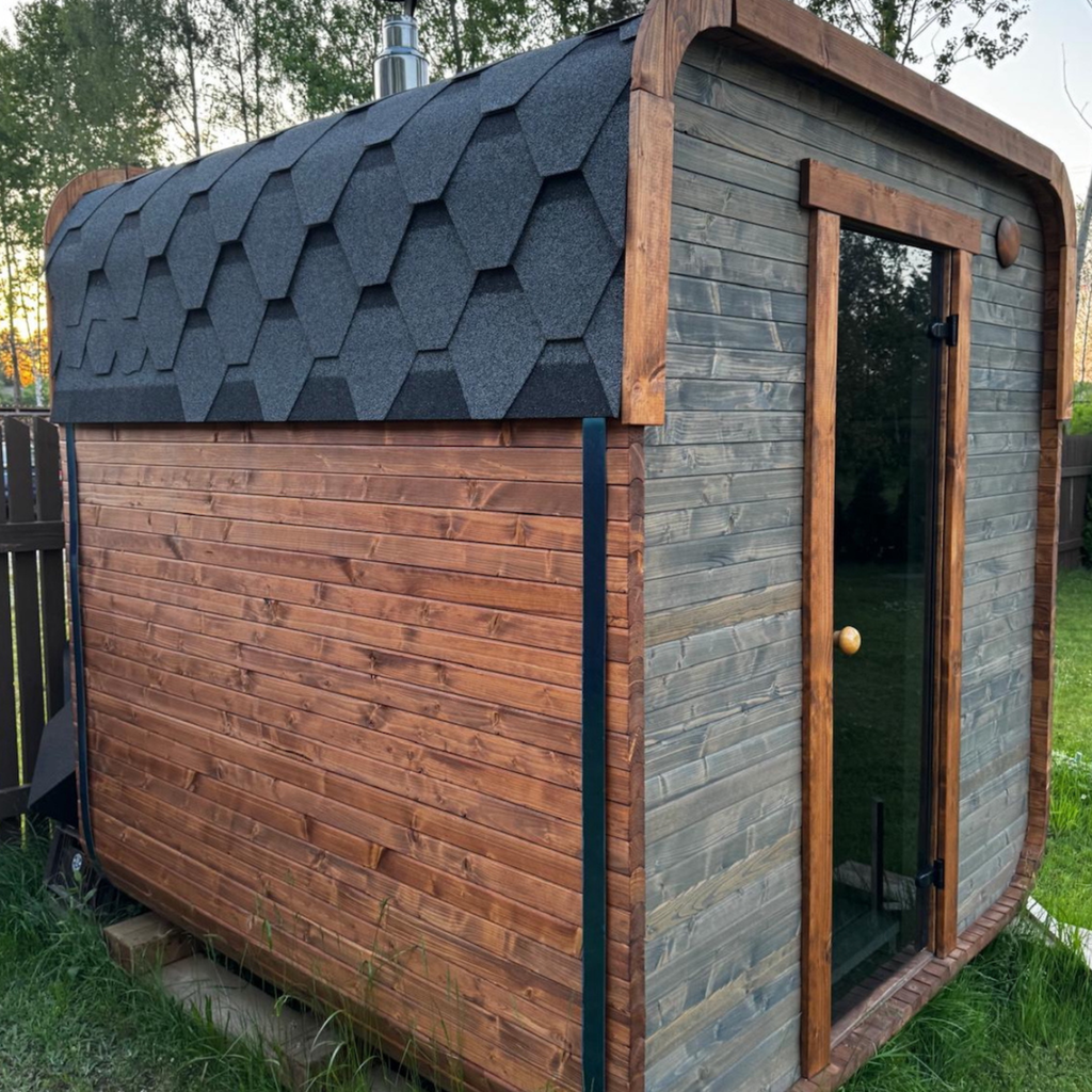 Hand Crafted Log Fired Sauna
