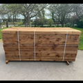 100 x 200 x 2.4m Brown Pressure Treated Sleepers
