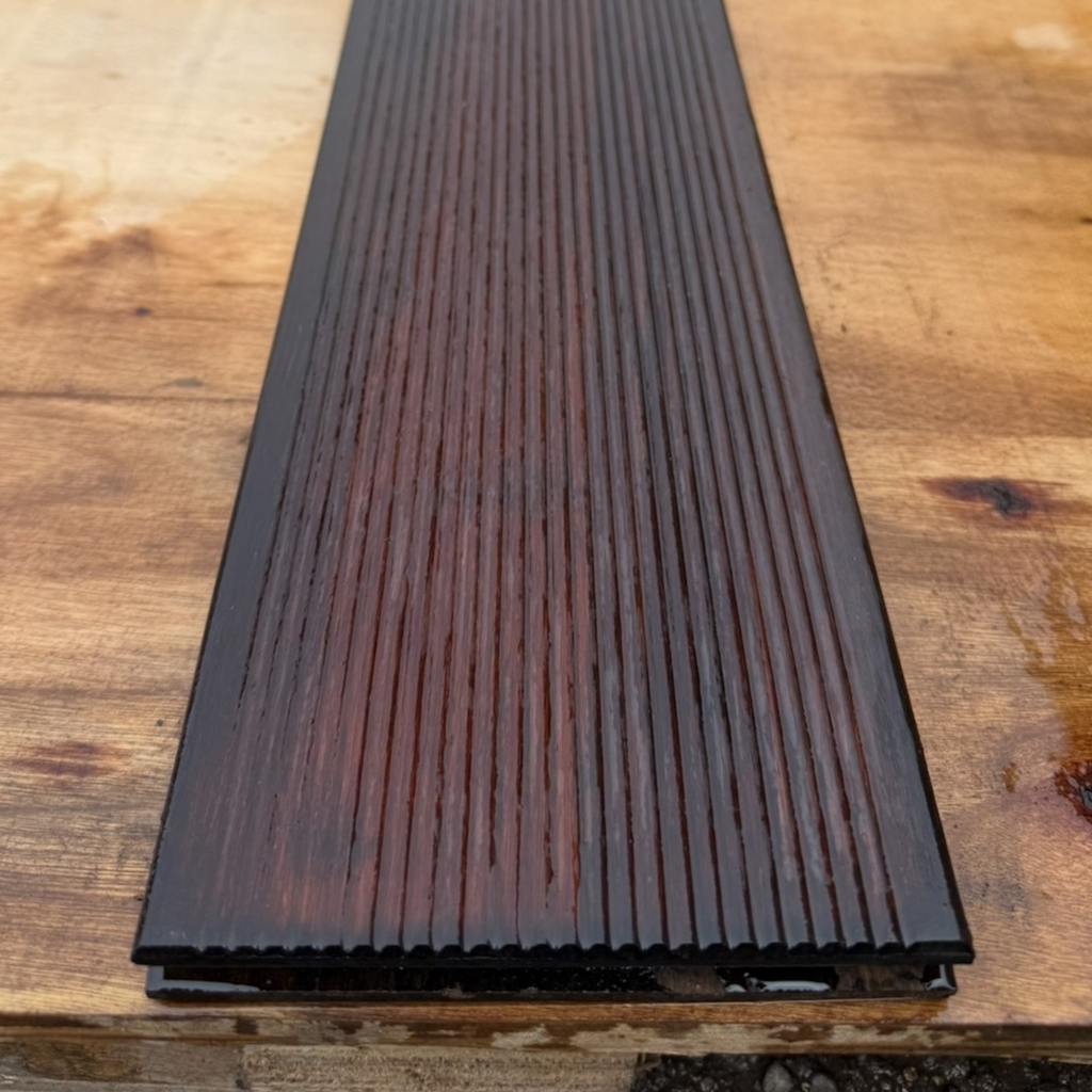 REBO Bamboo Decking 20mm x 140mm x 1.85m Ribbed
