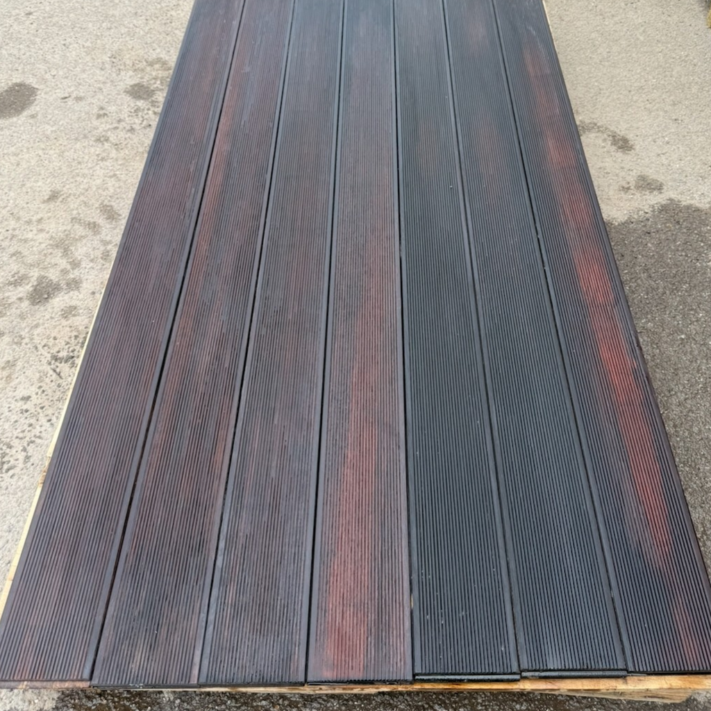 REBO Bamboo Decking 20mm x 140mm x 1.85m Ribbed