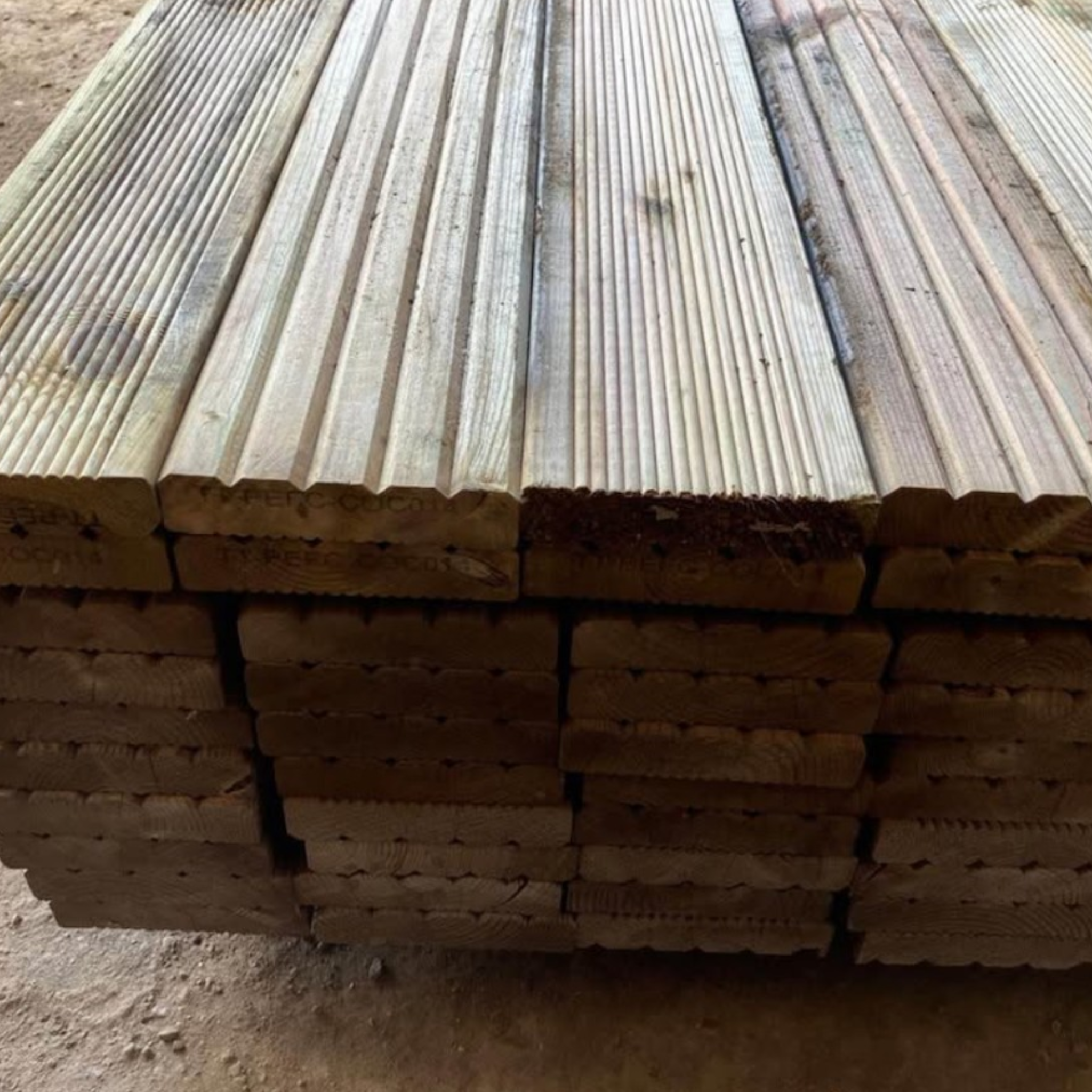 29 x 124mm Treated Decking — 4.8m | Value Range
