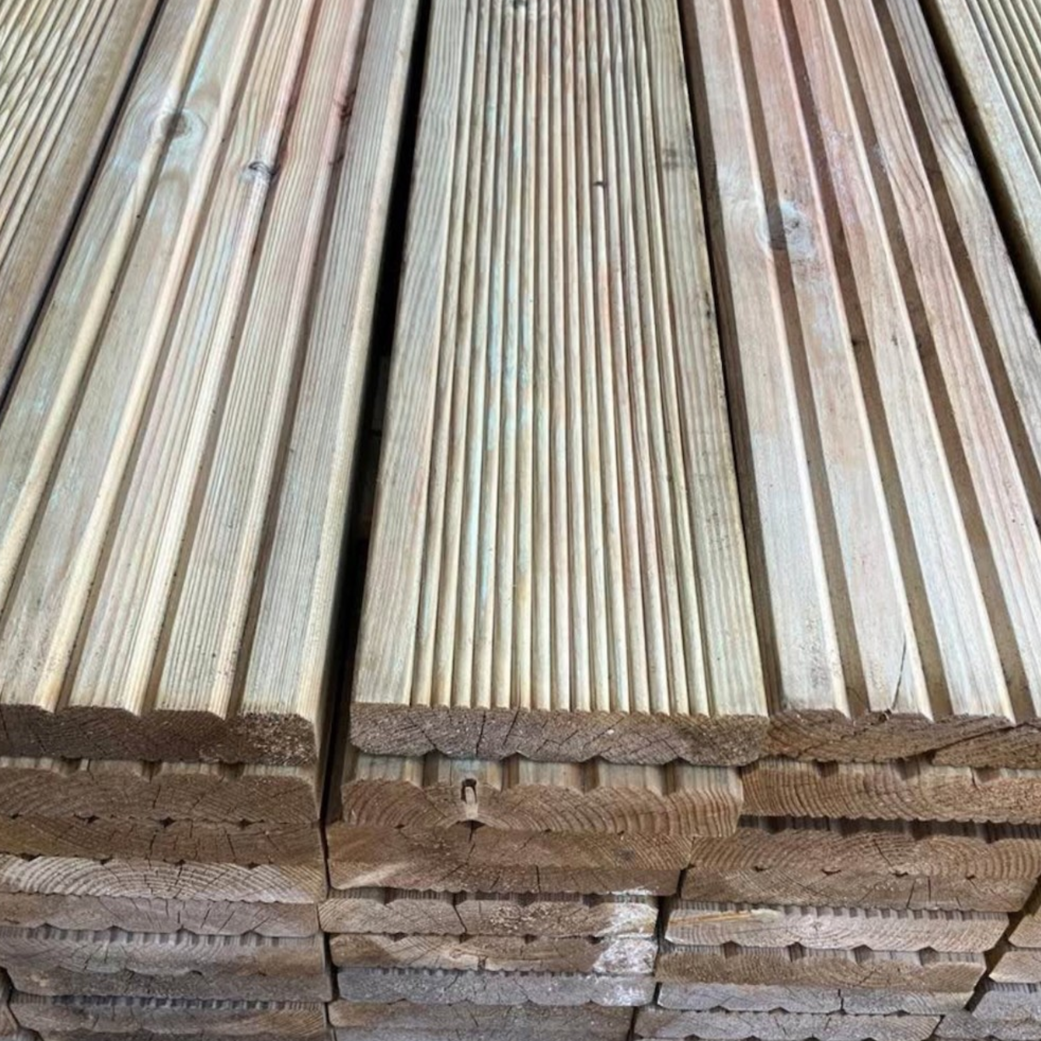 29 x 124mm Treated Decking — 4.8m | Value Range