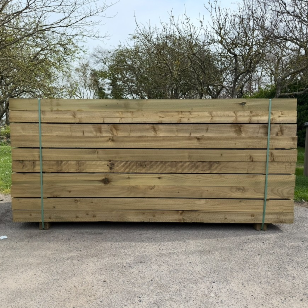 100 x 200 x 2.4m Green Pressure Treated Sleepers