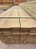 32 x 150 mm redwood decking boards, finished size 28 x 145 mm