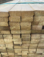 Finished ends of 20 x 45 mm trellis and landscape battens